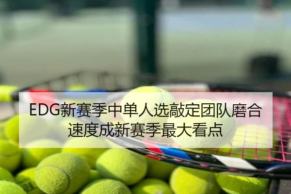 EDG新赛季中单人选敲定团队磨合速度成新赛季最大看点